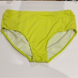 Lime Green/yellow Women's Swim Bottom